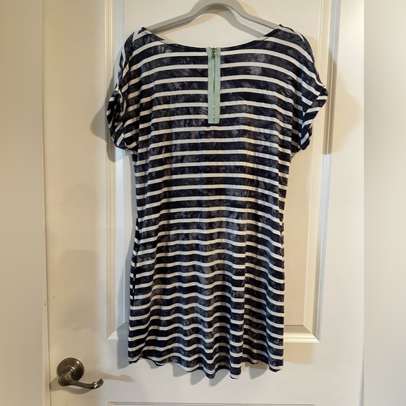 NWOT/ Sandiva ~ Super Soft Casual Striped Dress - Picture 2 of 3